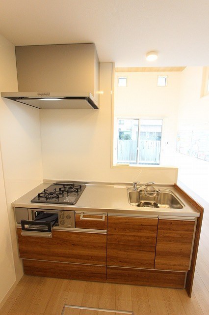 キッチン　2口コンロシステムキッチン※別室参照、現況を優先いたします。