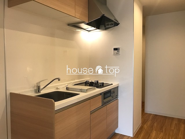 キッチン　２口ガスコンロ＆魚グリル付きのシステムキッチン♪