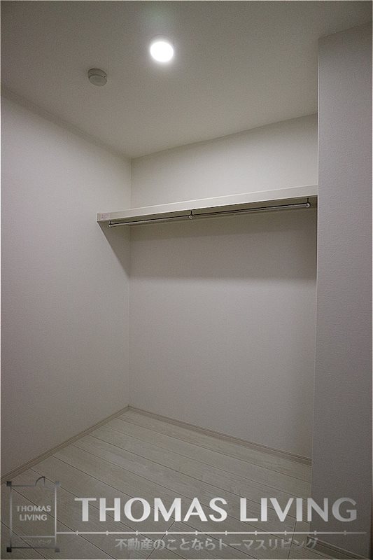 収納　大容量のウォークインクローゼット