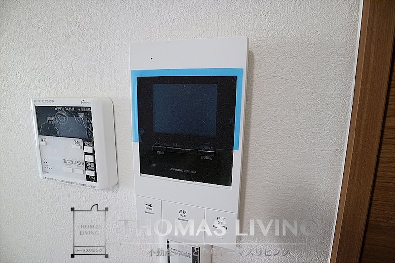 セキュリティ　モニターインターフォンでセキュリティ面も安心ですね。