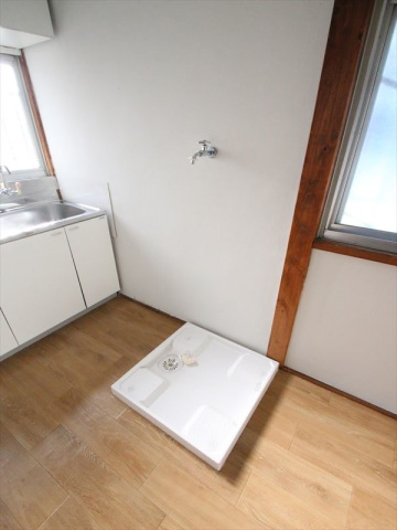 洗面設備　室内洗濯機置場♪