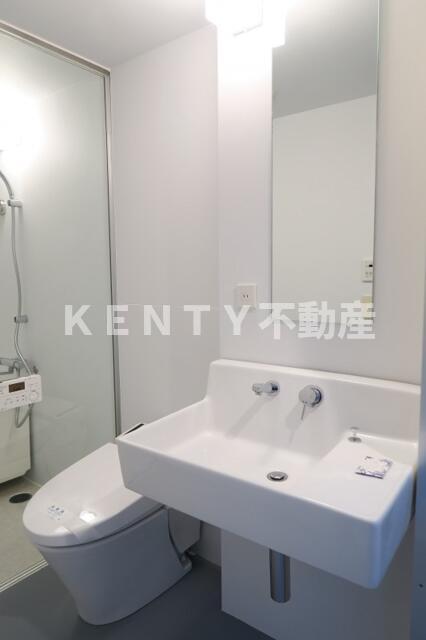 洗面設備　広い洗面スペース