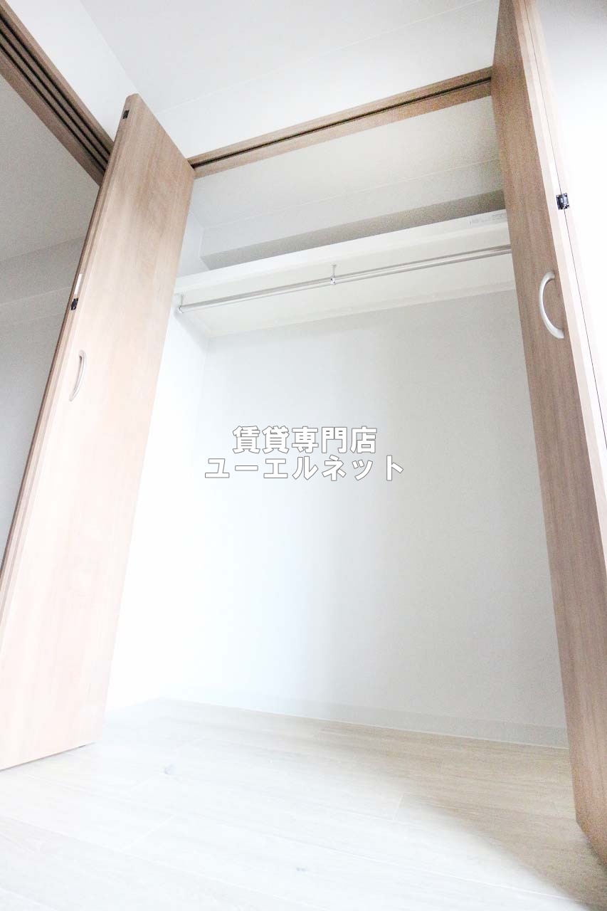 収納　クローゼット付きでお部屋もスッキリ♪