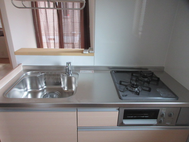 キッチン　キッチン　2口ガスコンロ・グリル付