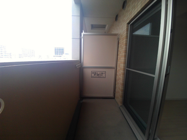 バルコニー　落ち着いた時間を過ごせるバルコニーです