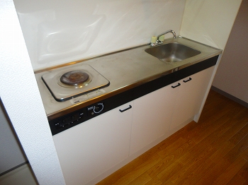 キッチン　キッチン、コンロ1口付き