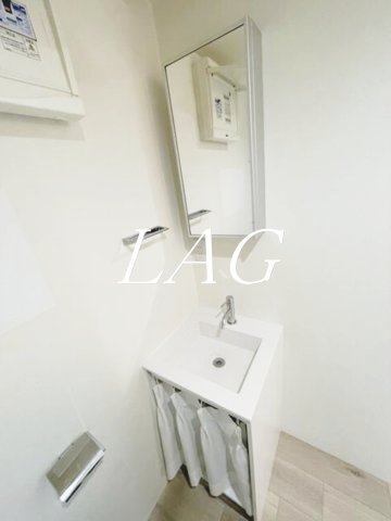 洗面設備　洗面台です。