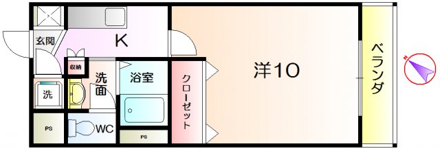 エスポワールエミネンスの間取り写真