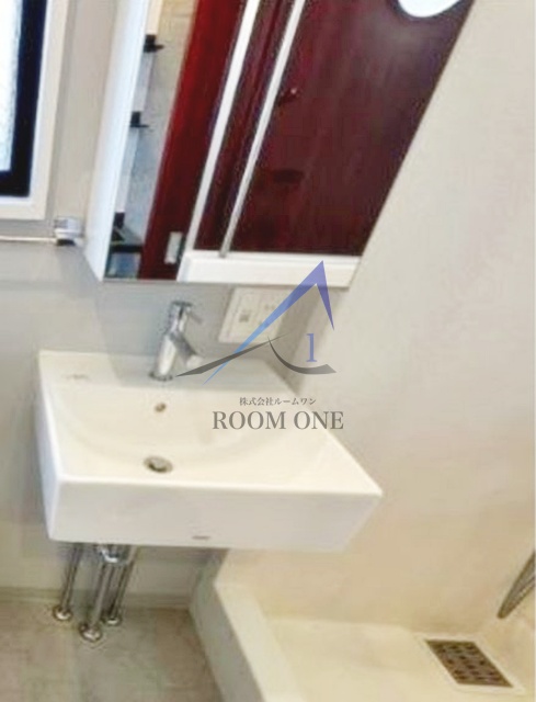 洗面設備　洗面台です。