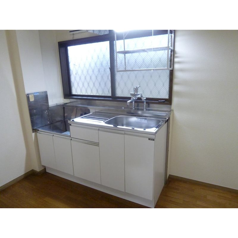 キッチン　コンロは設置幅・ガスの種別を確認の上、ご用意下さい。