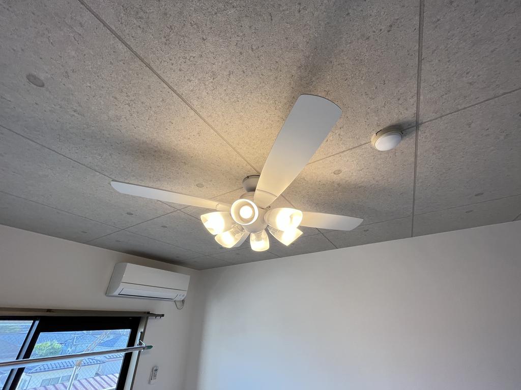 その他設備　シーリングファン付きです！