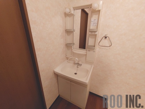 洗面設備　写真は反転のお部屋です