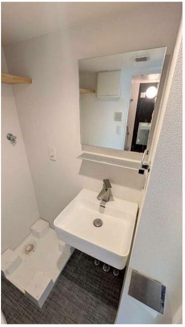 洗面設備　独立洗面台です