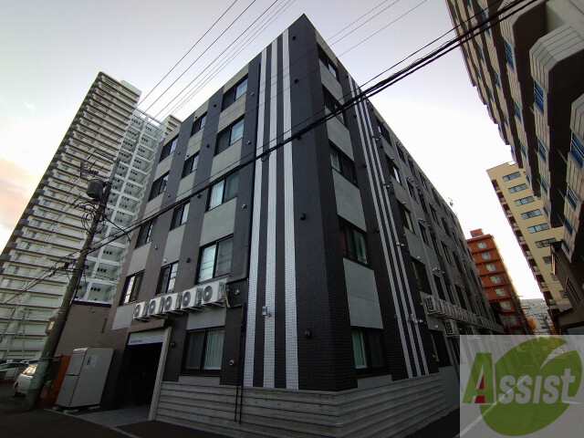 建物外観　札幌市中央区南八条西「リッツグランデ中島公園」