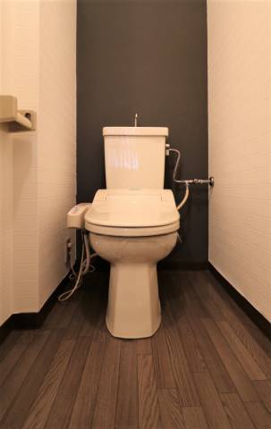 トイレ　ウォシュレット付きで安心です