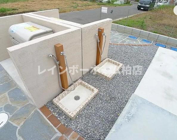 その他共有部分　ペットの足洗い場です