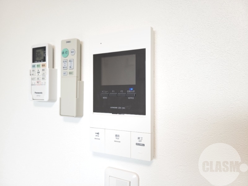 セキュリティ　来訪者が確認できるモニターホン♪