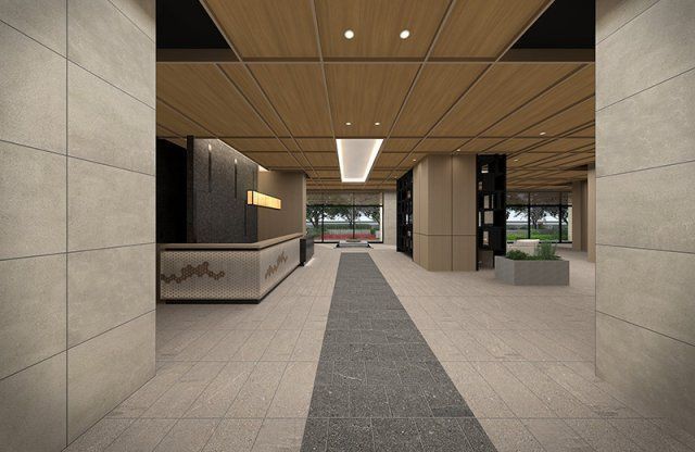 エントランス　建物の内部です