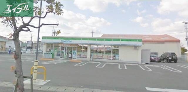 コンビニ　ファミリーマート岡山辰巳店（コンビニ）まで396m