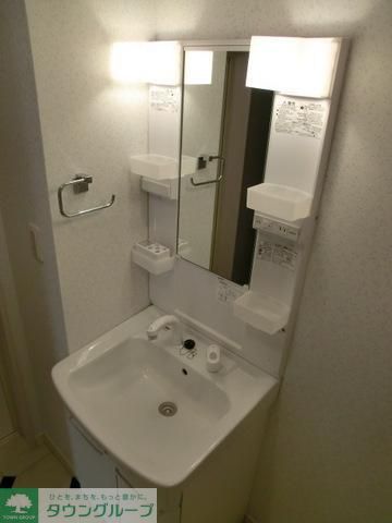 洗面設備　嬉しい独立洗面台