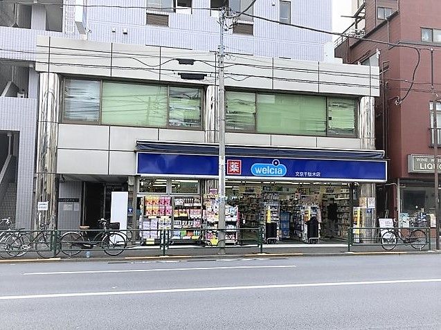 ドラックストア　ウェルシア文京千駄木店（ドラッグストア）まで291m