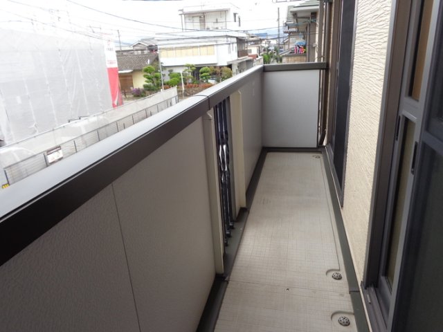 バルコニー　西向き