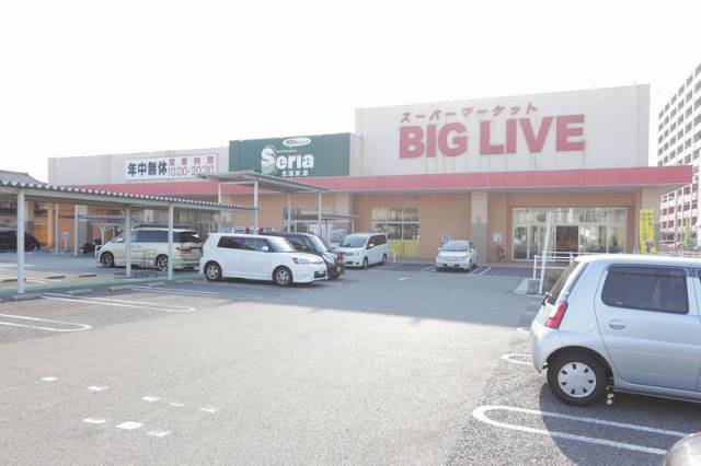 スーパー　BIGLIVEみなと店（スーパー）まで618m
