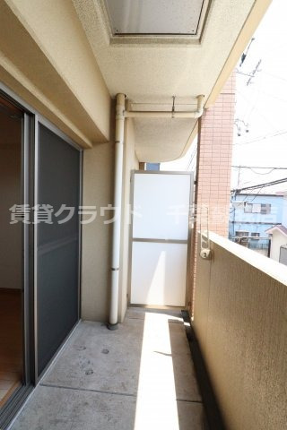 バルコニー　落ち着いた時間を過ごせるバルコニーです