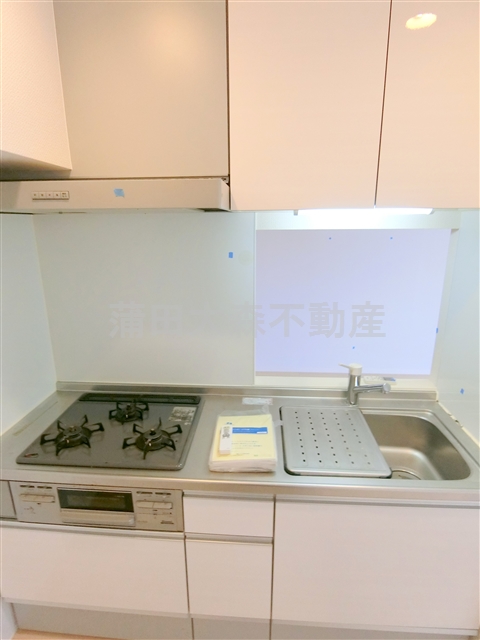 キッチン　3口グリル付システムキッチン　カウンターキッチン