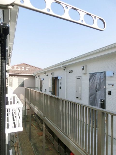 バルコニー　洗濯物も干せます。