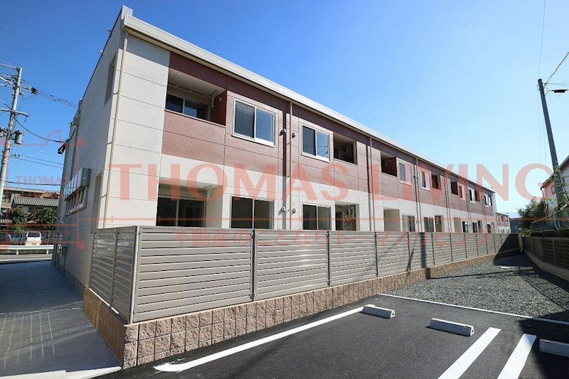 建物外観　粕屋町でのお部屋探しは、トーマスリビング粕屋店へご相談下さい
