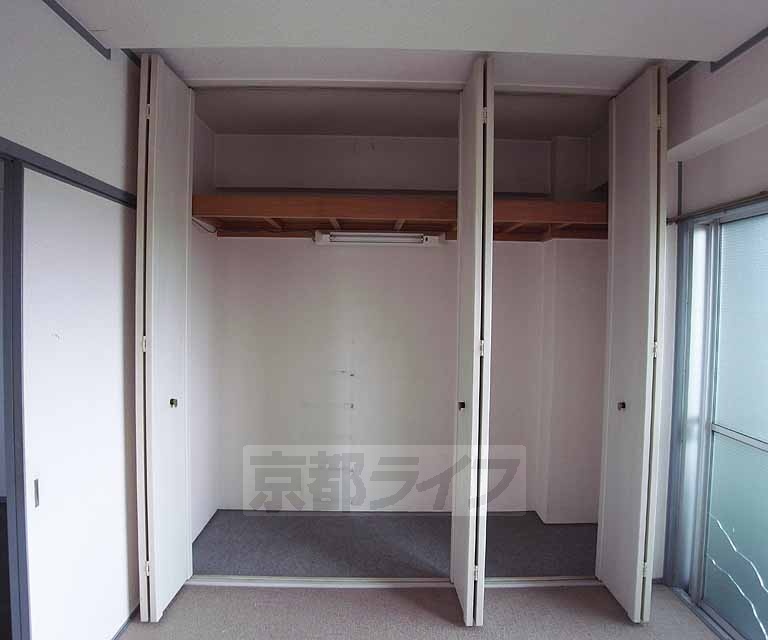 収納　壁一面収納です。