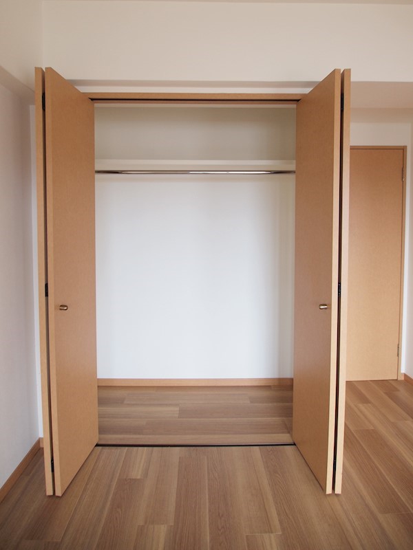 収納　収納充実のお部屋。