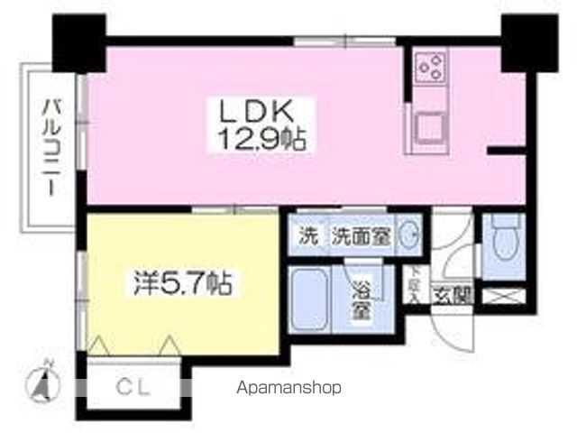 グラードエルヴィータ円山の間取り写真