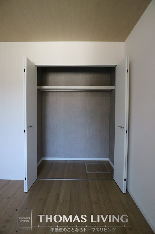 収納　お部屋にクローゼットが付いているので、入居後すぐに整理できて