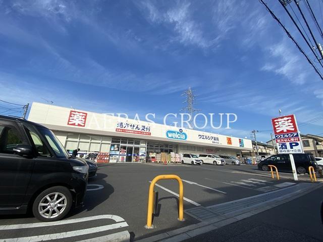 ドラックストア　ウエルシア薬局葛飾水元店（ドラッグストア）まで733m