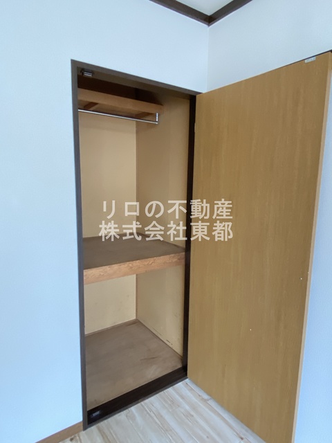 収納　奥行のある収納付です！増えがちな荷物をもスッキリ収納できます