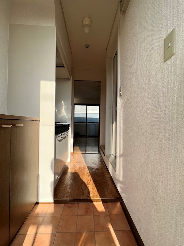 玄関　明るい玄関です