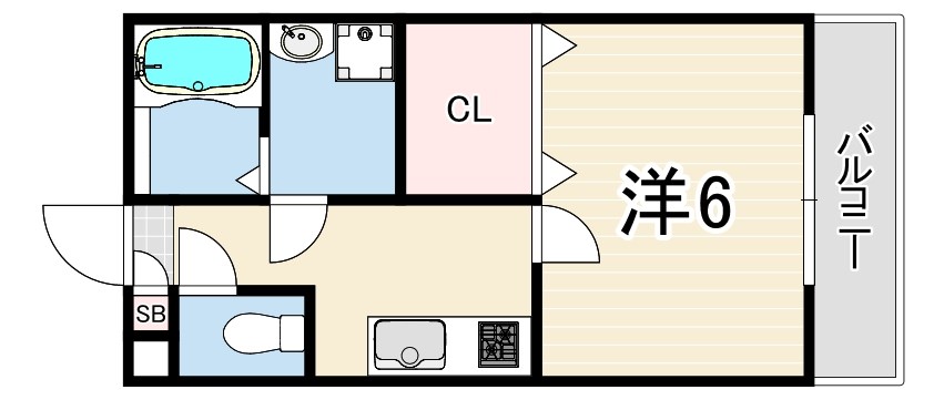 リュミエール道意の間取り写真