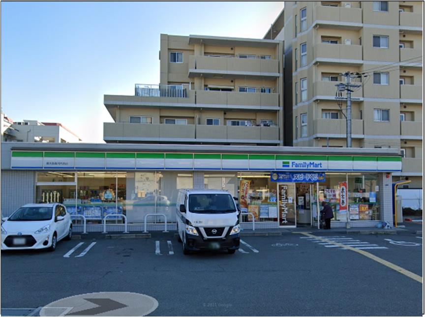 コンビニ　ファミリーマート 東大阪森河内西店（コンビニ）まで574m
