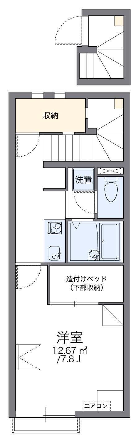 山陽電鉄本線 白浜の宮駅 徒歩9分 2階建 築18年の間取り写真
