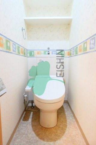 トイレ　清潔感のあるトイレです。