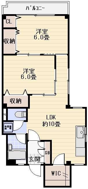 綾瀬フラワーマンションの間取り写真