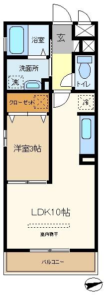 パークレジデンス中央の間取り写真