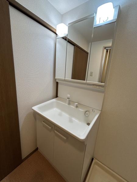 洗面設備　シャンプードレッサー付の洗面台