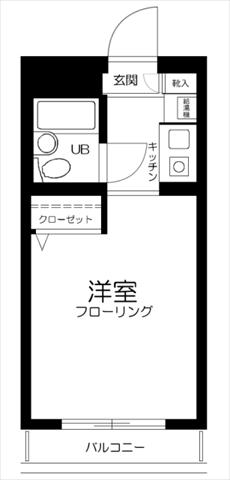 東京メトロ東西線 行徳駅 徒歩10分 4階建 築34年の間取り写真