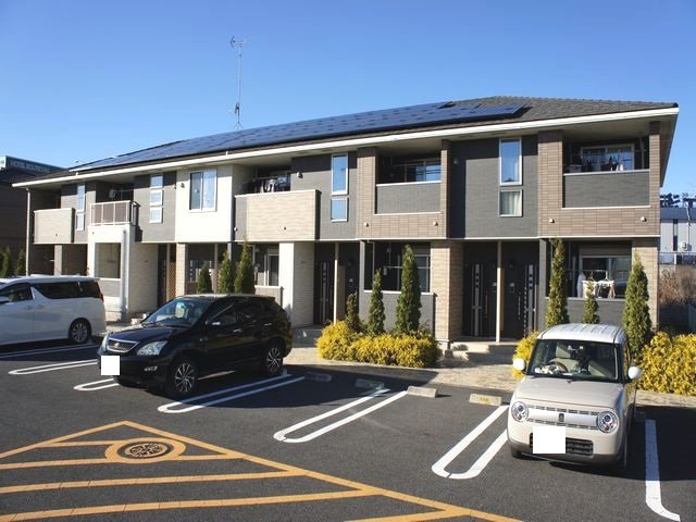 建物外観　オシャレな外観が特徴の賃貸住宅です♪