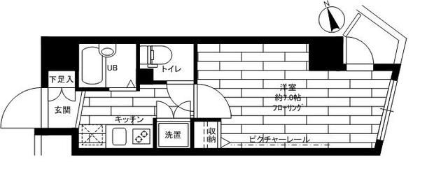 ステージファースト三軒茶屋アジールコートIIの間取り写真