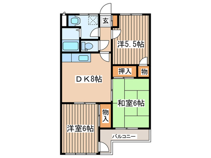 D・O・I茅ヶ崎の間取り写真