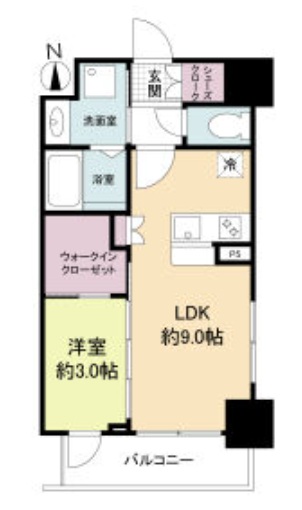 セレニテ谷町四丁目アリエの間取り写真
